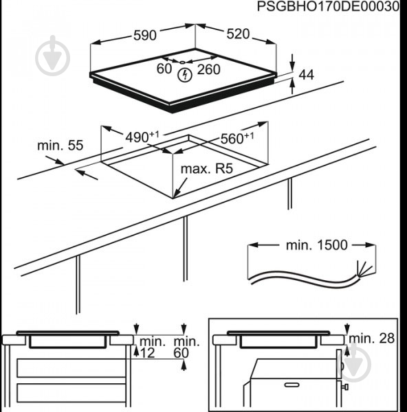 Варочная поверхность индукционная Electrolux IPES6452KF - фото 19