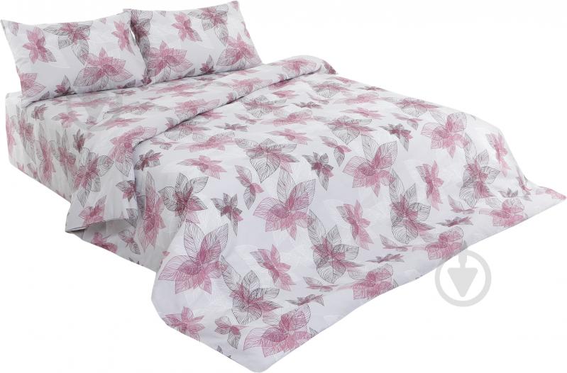 Комплект постільної білизни Leaf 2,0 рожевий із сірим UP! (Underprice) - фото 1 Комплект постільної білизни Leaf 2,0 рожевий із сірим UP! (Underprice) - фото 1