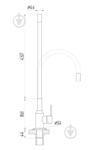 Смеситель для кухни DOMINO ELLIPSE DCC-203L-GRAY - фото 6 Смеситель для кухни DOMINO ELLIPSE DCC-203L-GRAY - фото 6