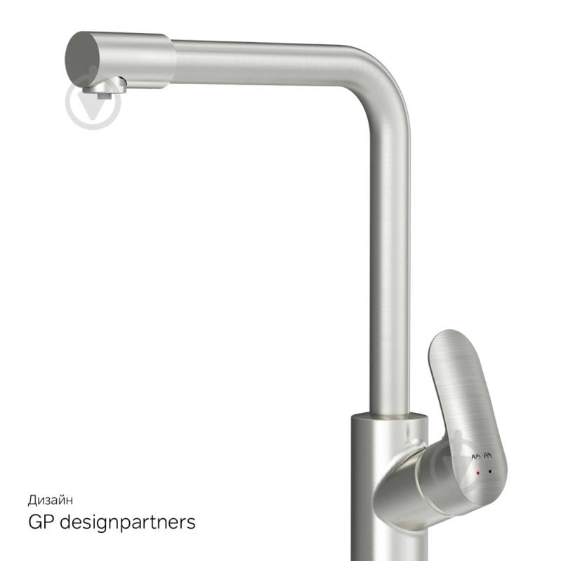 Смеситель для кухни AM.PM с каналом для питьевой воды L-излив сатин F8005711 Like - фото 8 Смеситель для кухни AM.PM с каналом для питьевой воды L-излив сатин F8005711 Like - фото 8