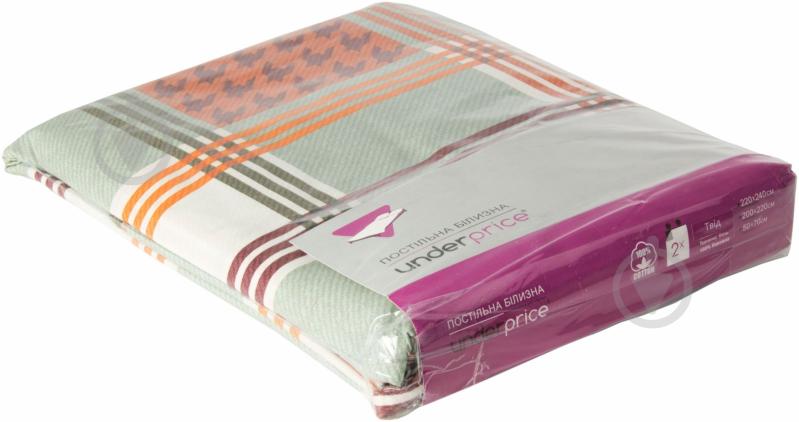 Комплект постельного белья Твід 2,0 серый UP! (Underprice) - фото 3