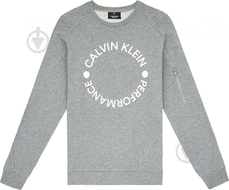 Свитшот Calvin Klein Performance Sweaters 00GMF9W349-077 р. M серый - фото 1