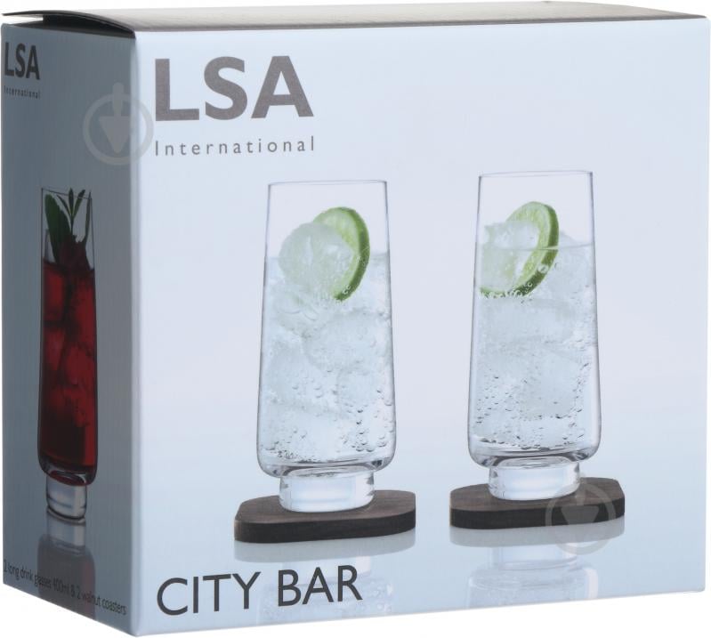 Набір склянок високих LSA City Bar Long Drink 400 мл 4 шт. - фото 5