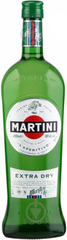 Вермут Martini Extra Dry сухой 18% 0,5 л - фото 1