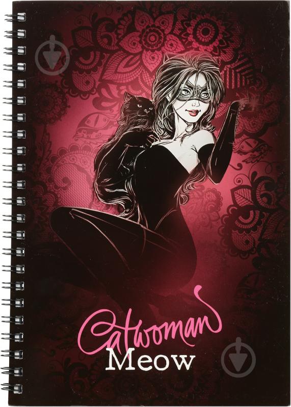 Зошит шкільний Catwoman WB2 96 аркушів клітинка А5 Поділля - фото 1