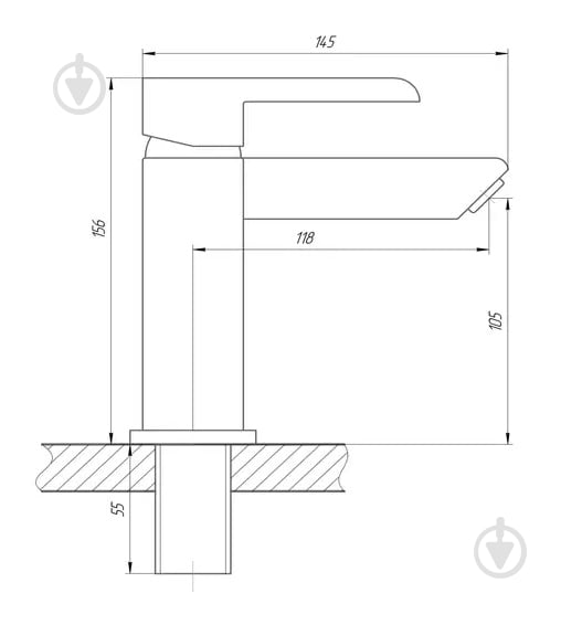 Смеситель для умывальника DOMINO PRESTIGE DPS-222 з гігієничною лійкою - фото 7 Смеситель для умывальника DOMINO PRESTIGE DPS-222 з гігієничною лійкою - фото 7