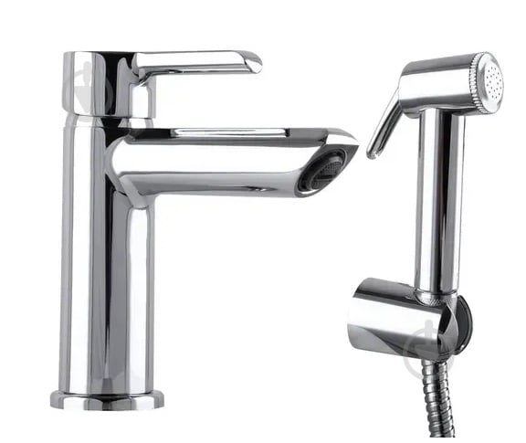 Смеситель для умывальника DOMINO PRESTIGE DPS-222 з гігієничною лійкою - фото 1 Смеситель для умывальника DOMINO PRESTIGE DPS-222 з гігієничною лійкою - фото 1