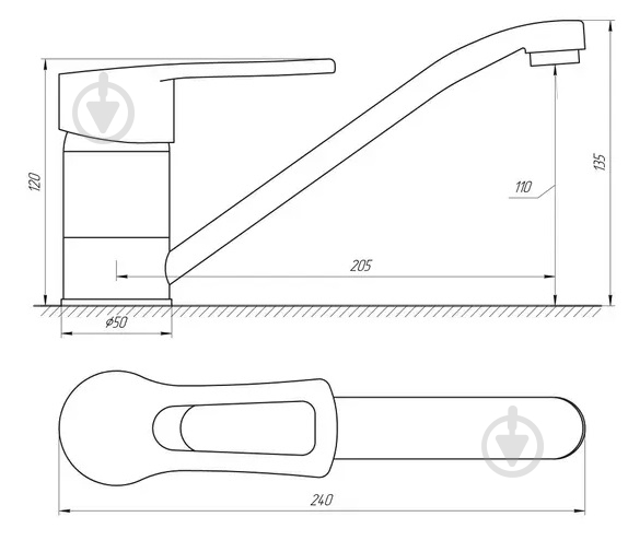 Смеситель для кухни DOMINO SIRIUS DSV-203 - фото 4 Смеситель для кухни DOMINO SIRIUS DSV-203 - фото 4