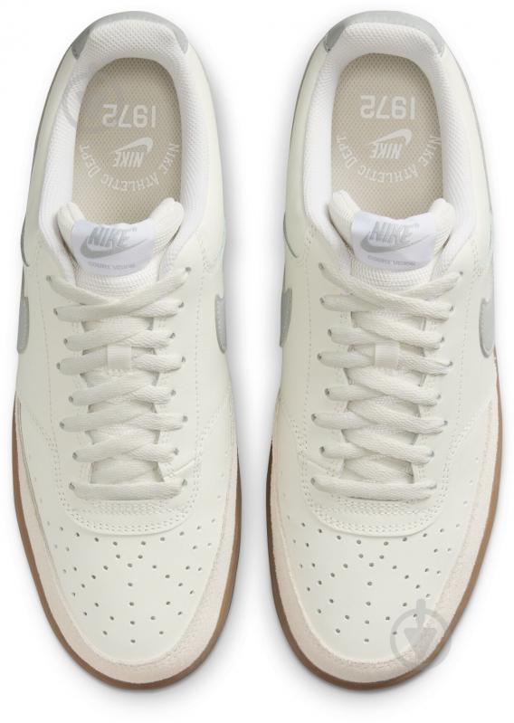 Кросівки чоловічі демісезонні Nike Court Vision Low HV2530-100 р.46 бежеві - фото 7 Кросівки чоловічі демісезонні Nike Court Vision Low HV2530-100 р.46 бежеві - фото 7