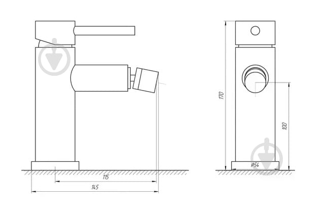 Змішувач для біде Globus Lux ALPEN SBT1-106 - фото 5 Змішувач для біде Globus Lux ALPEN SBT1-106 - фото 5