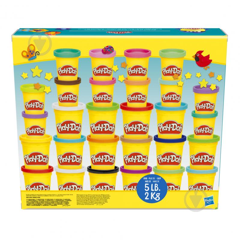 Набір маси для ліплення Play-Doh 28 баночок F2831 - фото 6 Набір маси для ліплення Play-Doh 28 баночок F2831 - фото 6