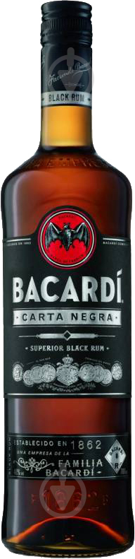 Ром Bacardi Carta Negra 4 роки витримки 0,7 л - фото 1