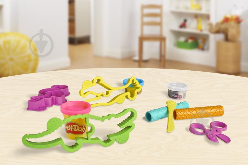 Набір для творчості Play-Doh з масою для ліплення Сафарі F7213 - фото 7