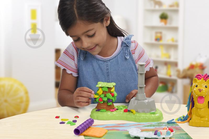 Набір для творчості Play-Doh з масою для ліплення Лев та друзі F7221 - фото 11