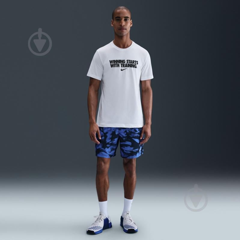 Футболка Nike M NK DF TEE WINNING HV4187-100 р.L білий - фото 5