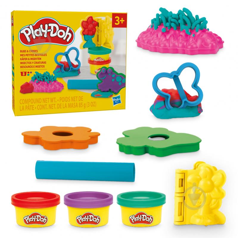 Набір для творчості Play-Doh з масою для ліплення Комахи G1270 - фото 1 Набір для творчості Play-Doh з масою для ліплення Комахи G1270 - фото 1