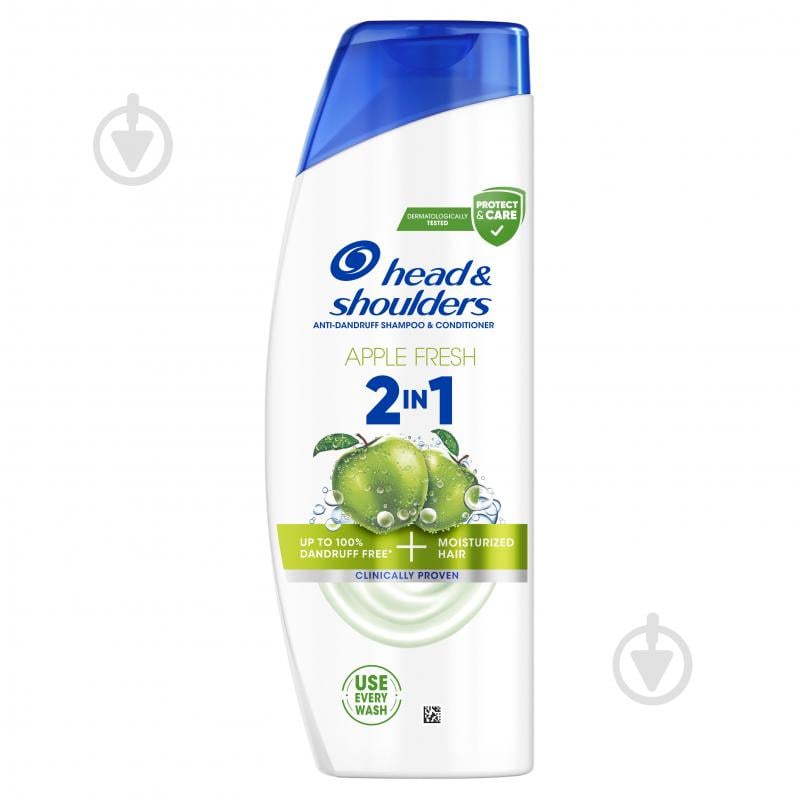 Шампунь Head & Shoulders Яблочная свежесть 2-в-1 330 мл - фото 2 Шампунь Head & Shoulders Яблочная свежесть 2-в-1 330 мл - фото 2