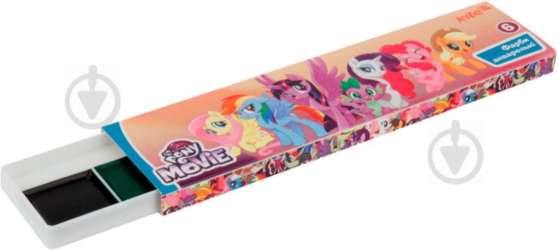 Фарба акварель, 6 кольорів, без пензлика, картонна упаковка, My Little Pony Movie, LP17-040 My Little Pony - фото 3