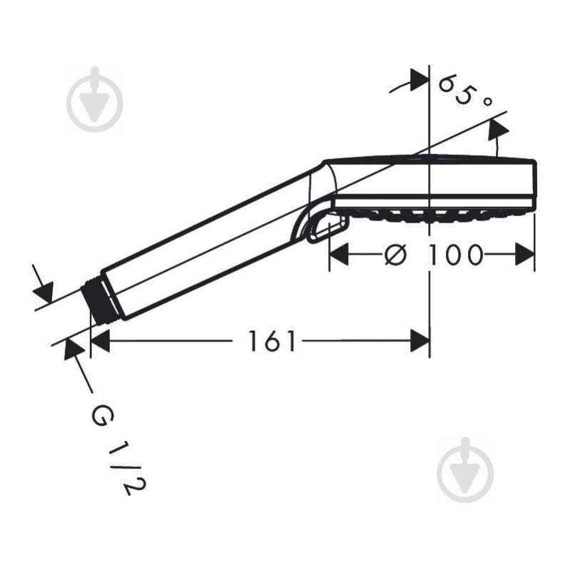 Душовий гарнітур Hansgrohe Crometta Vario 26997400 (28155000 + 26330400) - фото 2