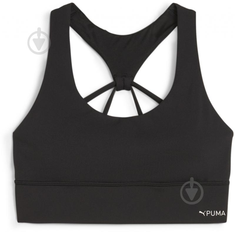 Бра Puma 4KEEPS EVOLVE LONGLINE BRA 52480001 р.XS чорний - фото 1