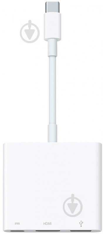 Адаптер Apple USB-C Digital AV Multiport Adapter білий (MUF82ZM/A) - фото 1