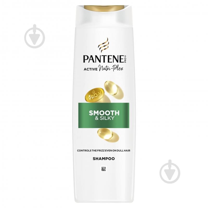 Шампунь Pantene Pro-V Гладкие и шелковистые для склонных к пушистости волос 400 мл - фото 1 Шампунь Pantene Pro-V Гладкие и шелковистые для склонных к пушистости волос 400 мл - фото 1