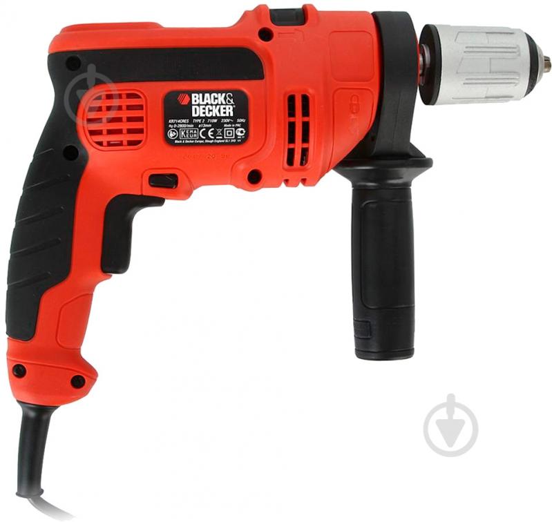 Дрель ударная Black+Decker KR714CRESK - фото 2