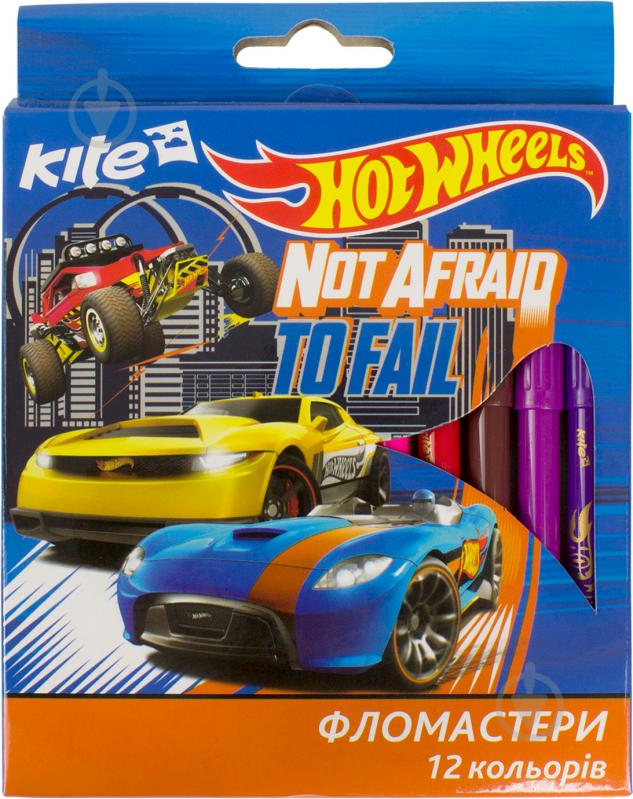 Набор фломастеров Hot Wheels HW17-047, 12 цветов KITE - фото 7