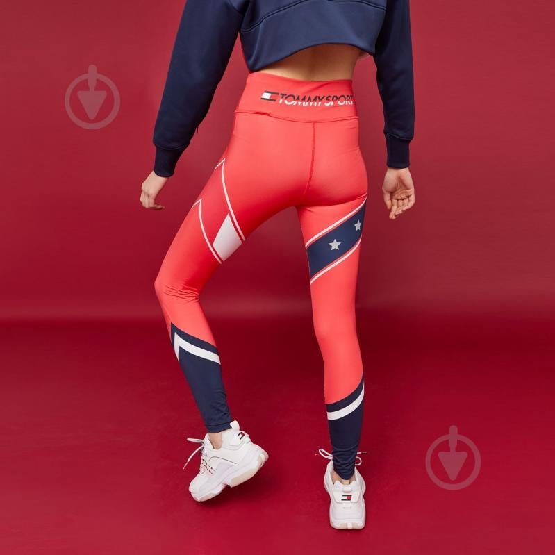 Лосини Tommy Hilfiger BLOCK LEGGING STARS FULL LENGTH S10S100116603 S червоний - фото 2