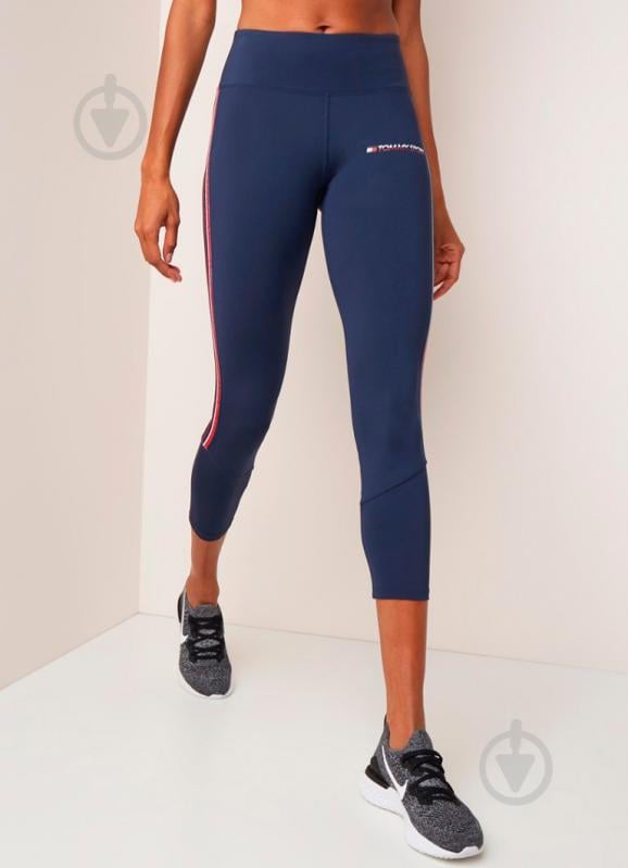 Лосини Tommy Hilfiger CLASSIC LEGGING 7/8 S10S100274401 р.XS темно-синій - фото 4