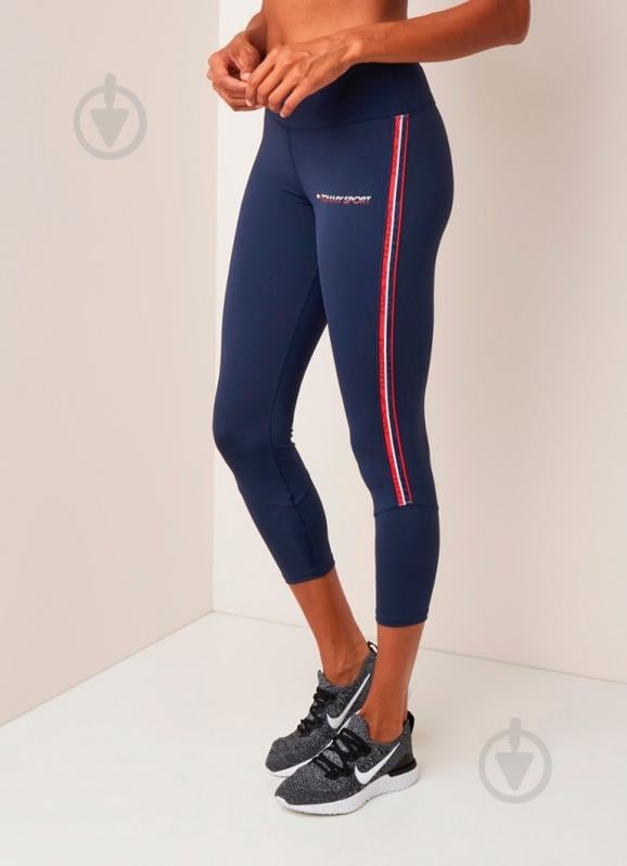 Лосини Tommy Hilfiger CLASSIC LEGGING 7/8 S10S100274401 р.XS темно-синій - фото 5