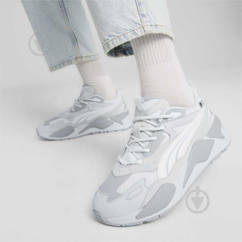 Кросівки жіночі Puma RS-X EFEKT PRM 39077622 р.37,5 сірі - фото 3