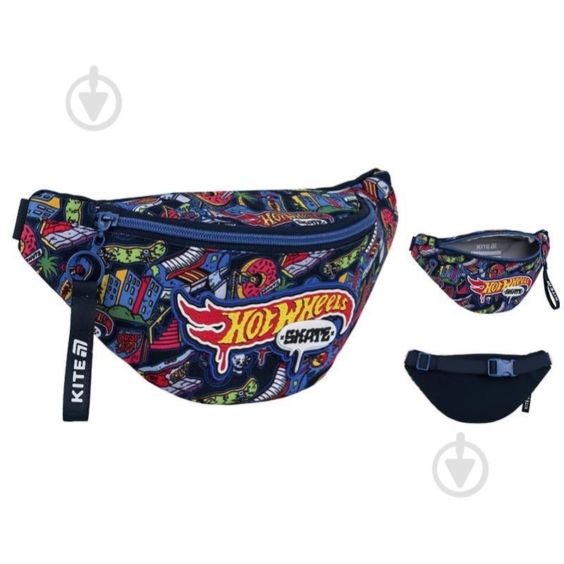 Сумка-бананка KITE Hot Wheels HW25-2577 мульти - фото 3