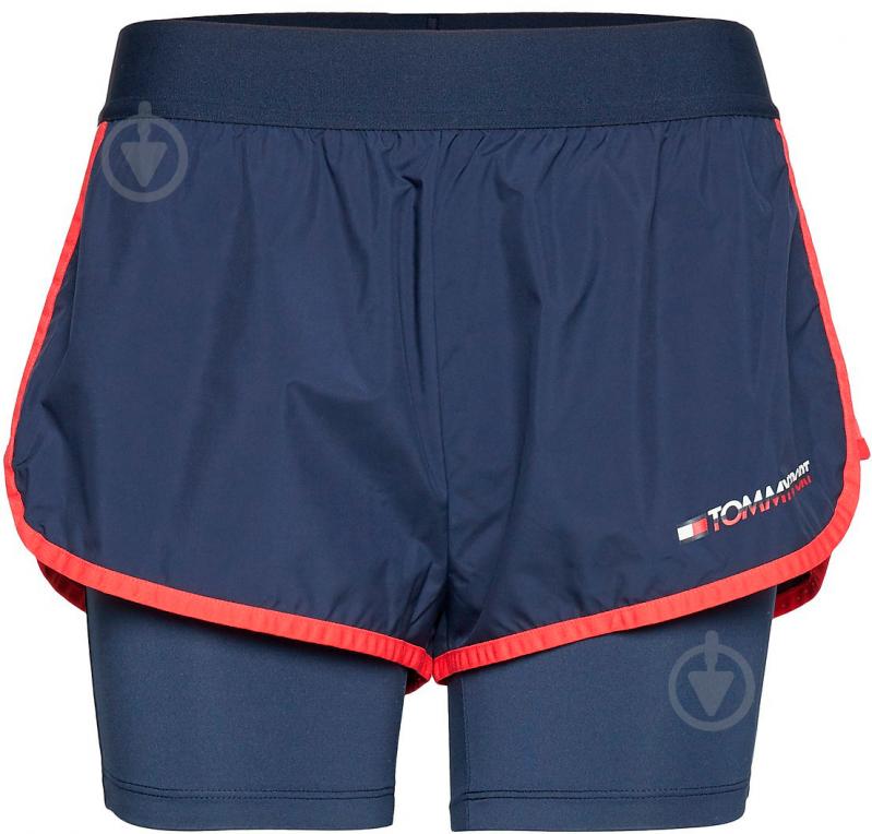 Шорты Tommy Hilfiger BLOCKED 2 IN 1 SHORT S10S100262401 р. L темно-синий - фото 1