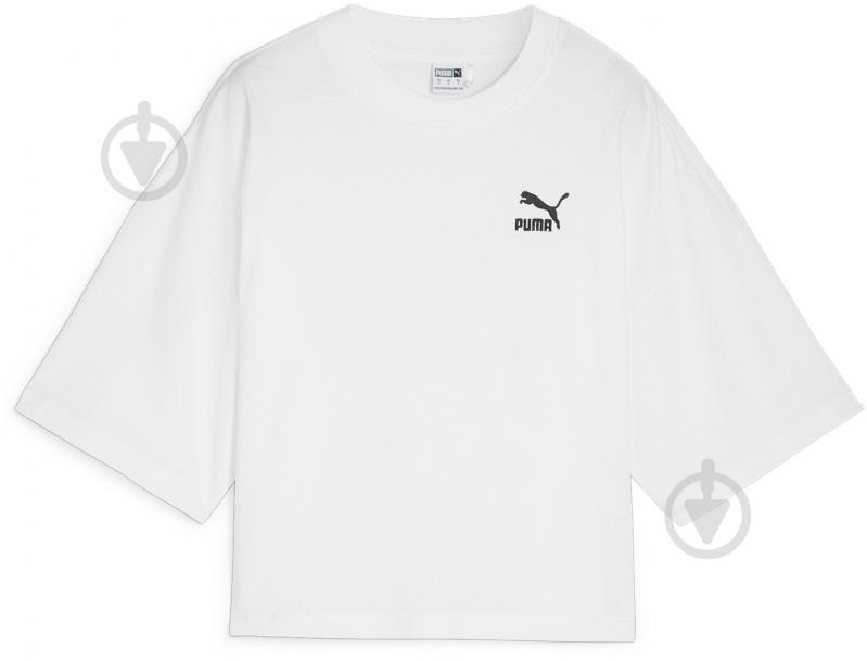 Футболка Puma BETTER CLASSICS OVERSIZED TEE 62422602 р.S белый - фото 1