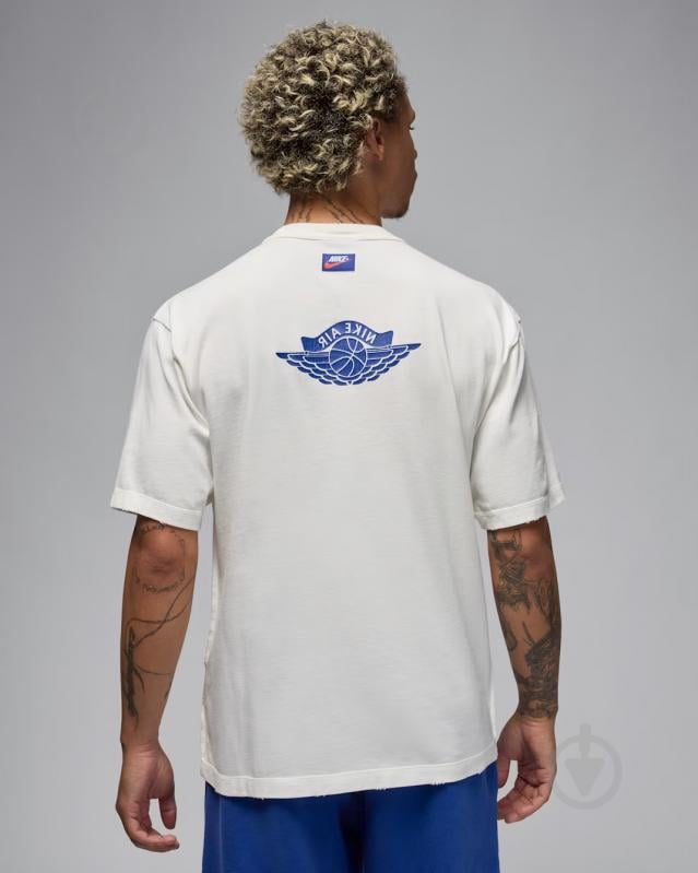 Футболка Jordan RARE AIR WSH 85 SS CREW IB3130-133 р.XL белый - фото 2
