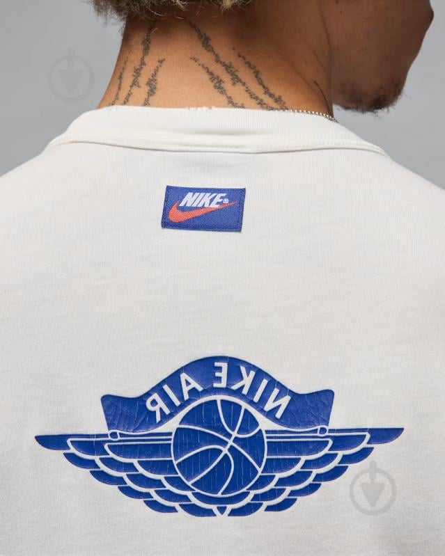 Футболка Jordan RARE AIR WSH 85 SS CREW IB3130-133 р.XL белый - фото 4