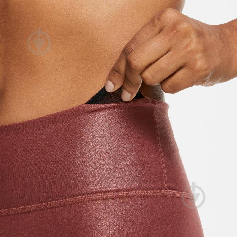 Лосины Nike W ONE TGT 7/8 ICNCLSH SHM CU6030-652 р.L разноцветный - фото 3