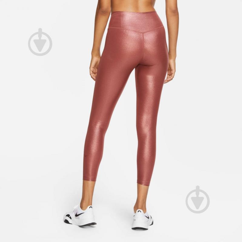 Лосины Nike W ONE TGT 7/8 ICNCLSH SHM CU6030-652 р.S разноцветный - фото 2