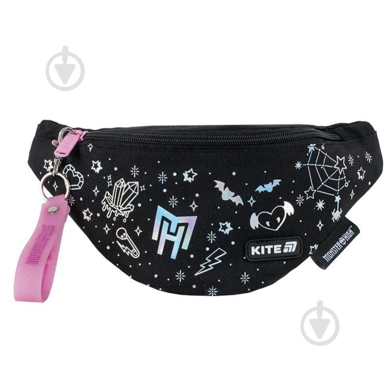 Сумка-бананка KITE Monster High MH25-2577 черный - фото 1 Сумка-бананка KITE Monster High MH25-2577 черный - фото 1