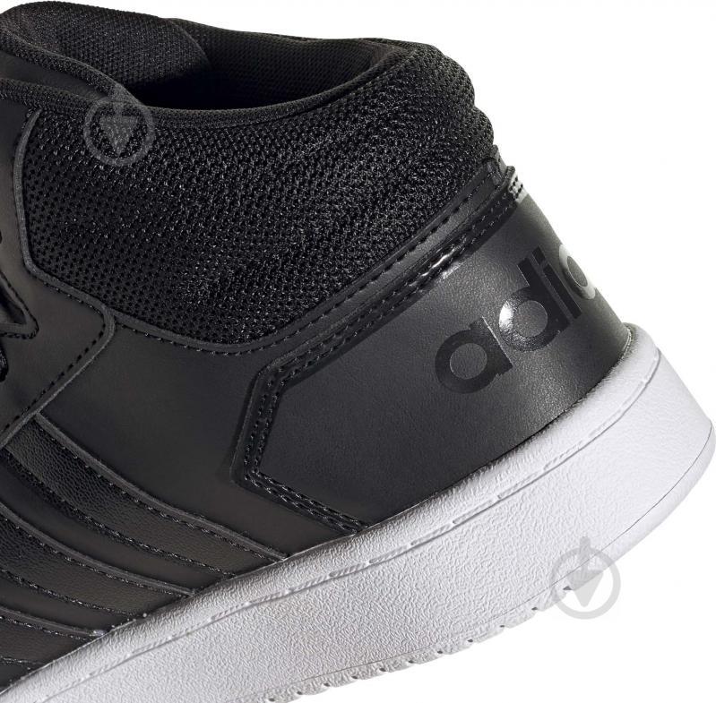 Кросівки жіночі демісезонні Adidas HOOPS 2.0 MID FY6022 р.41 1/3 біло-чорні - фото 10