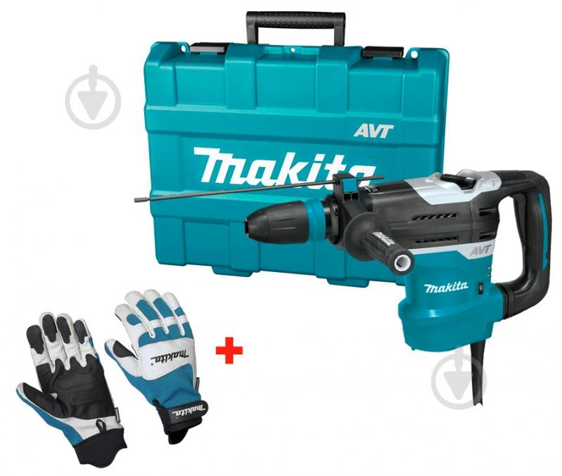 Перфоратор Makita + защитные перчатки XL HR4013C - фото 2