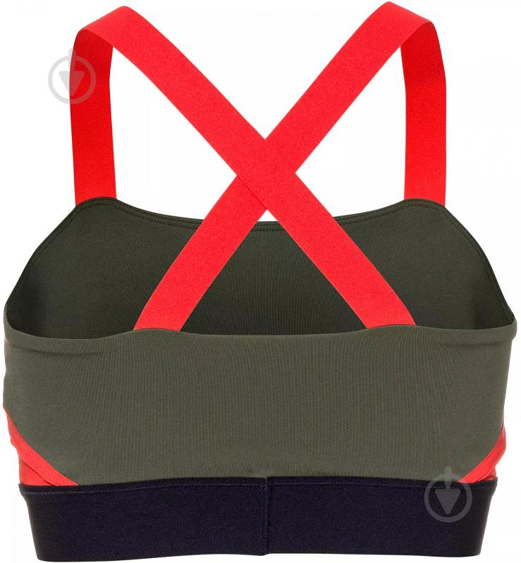 Бра Tommy Hilfiger BLOCKED BRA MID LOGO S10S100264302 р.S оливковый - фото 2 Бра Tommy Hilfiger BLOCKED BRA MID LOGO S10S100264302 р.S оливковый - фото 2