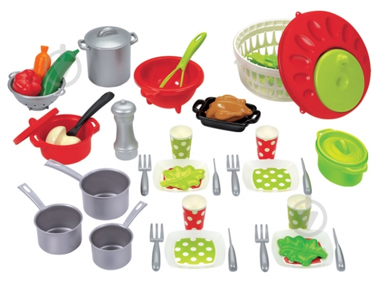 Игровой набор Ecoiffier Chef-Cook, 47 аксес. 2621 - фото 1