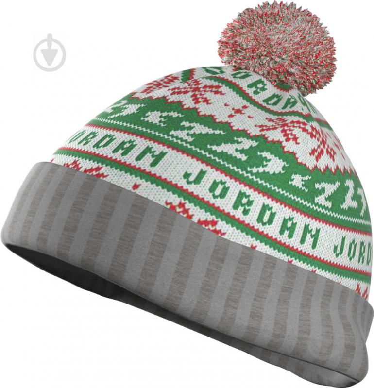 Шапка Jordan Cuffed Beanie Jm Hol DA2091-101 р.one size разноцветный - фото 3