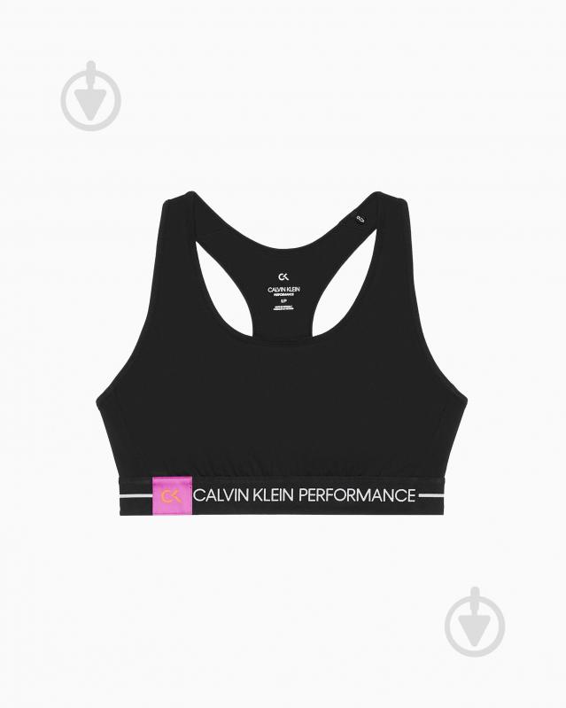 Бра Calvin Klein Performance 00GWF9K183-007 р.S черный - фото 1