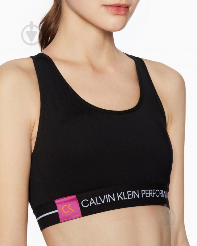 Бра Calvin Klein Performance 00GWF9K183-007 р.XS черный - фото 4