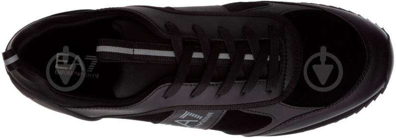 Кроссовки демисезонные EA7 Pvc/Plastic Sneaker X8X027-XK173-A083 р.43 1/3 черные - фото 6