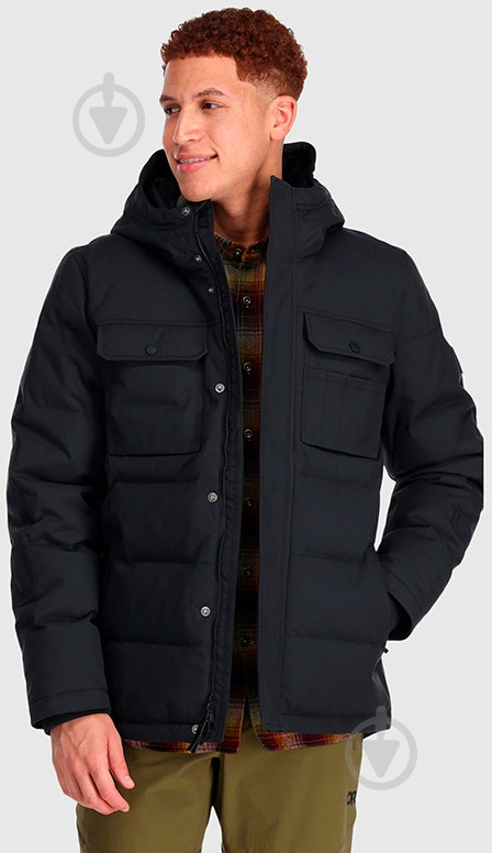 Куртка-парка чоловіча зимова Outdoor Research MEN'S DEL CAMPO DOWN PARKA 300065-0001 р.2XL чорна - фото 2