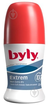 Антиперспірант для чоловіків Byly Xtreme Men з подвійними мікрочастинками 50 мл - фото 1 Антиперспірант для чоловіків Byly Xtreme Men з подвійними мікрочастинками 50 мл - фото 1